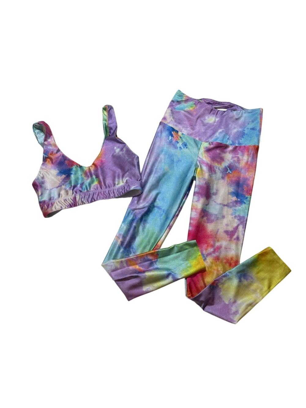 Goldsheep Set Leggings Sports Bra Women's Small Multicolor